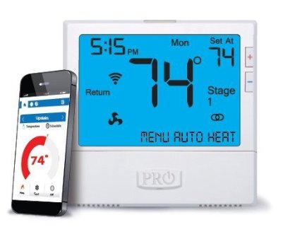 THERMOSTAT WI-FI PRO 1 UP TO 4H/2C EXTRA LARGE DISPLAY